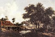 Meindert Hobbema The Water Mill oil